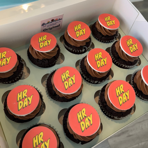 Custom Logo cupcakes - Select your Flavors