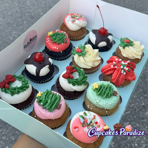 Christmas Cupcakes - Version 1