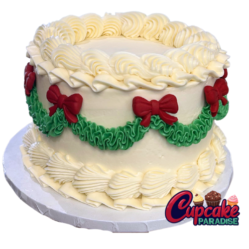 Vintage Christmas Cake