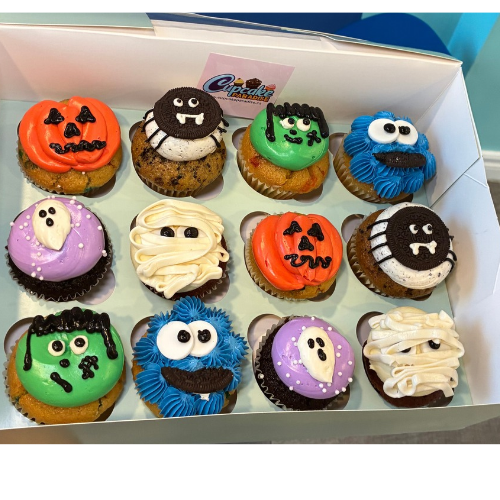 6 pack Halloween Cupcakes