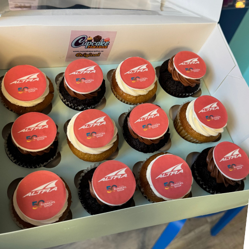 Branded Logo Cupcakes - Choose Your Flavors