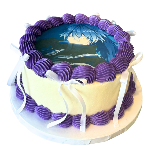 Round Custom Logo / Photo Cake