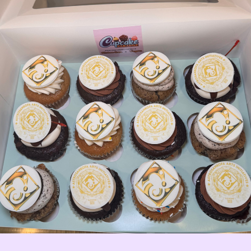 Branded Logo Cupcakes - Choose Your Flavors
